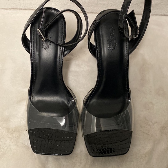 Charlotte Russe Women’s Black Heels Size 7 - Picture 13 of 14